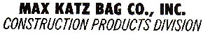Max Katz Bag Logo